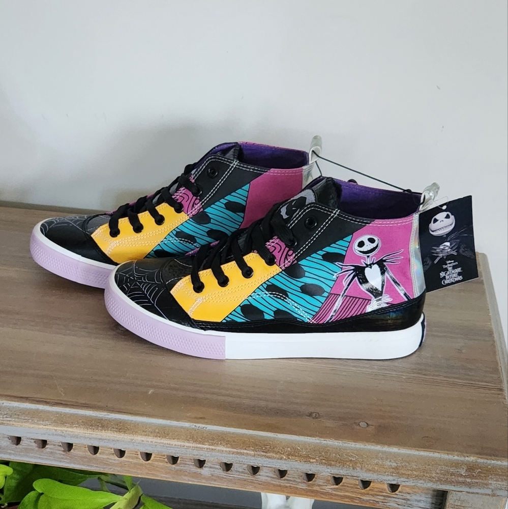 🎃 Disney Nightmare Before Christmas Sneakers – Women’s 8.5, NWT Halloween - Picture 13 of 14